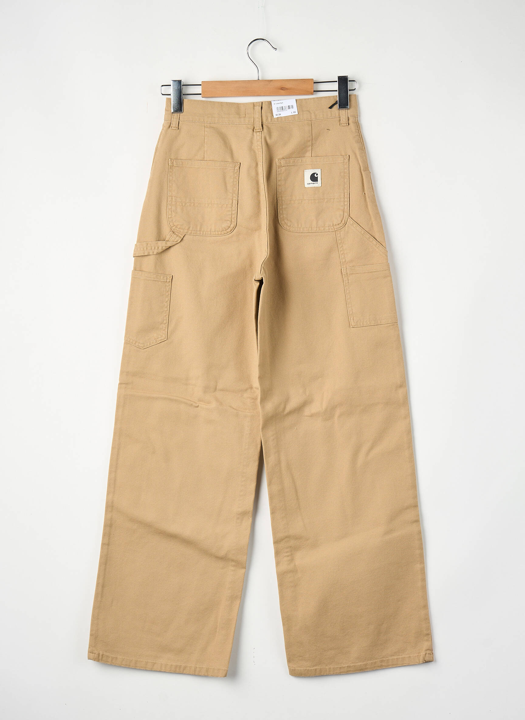 Pantalon drept bej CARHARTT femeie