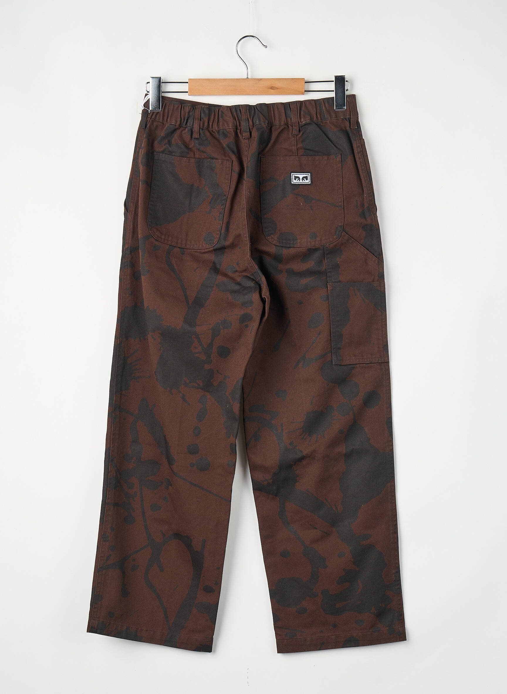 Pantalon drept maro OBEY femeie