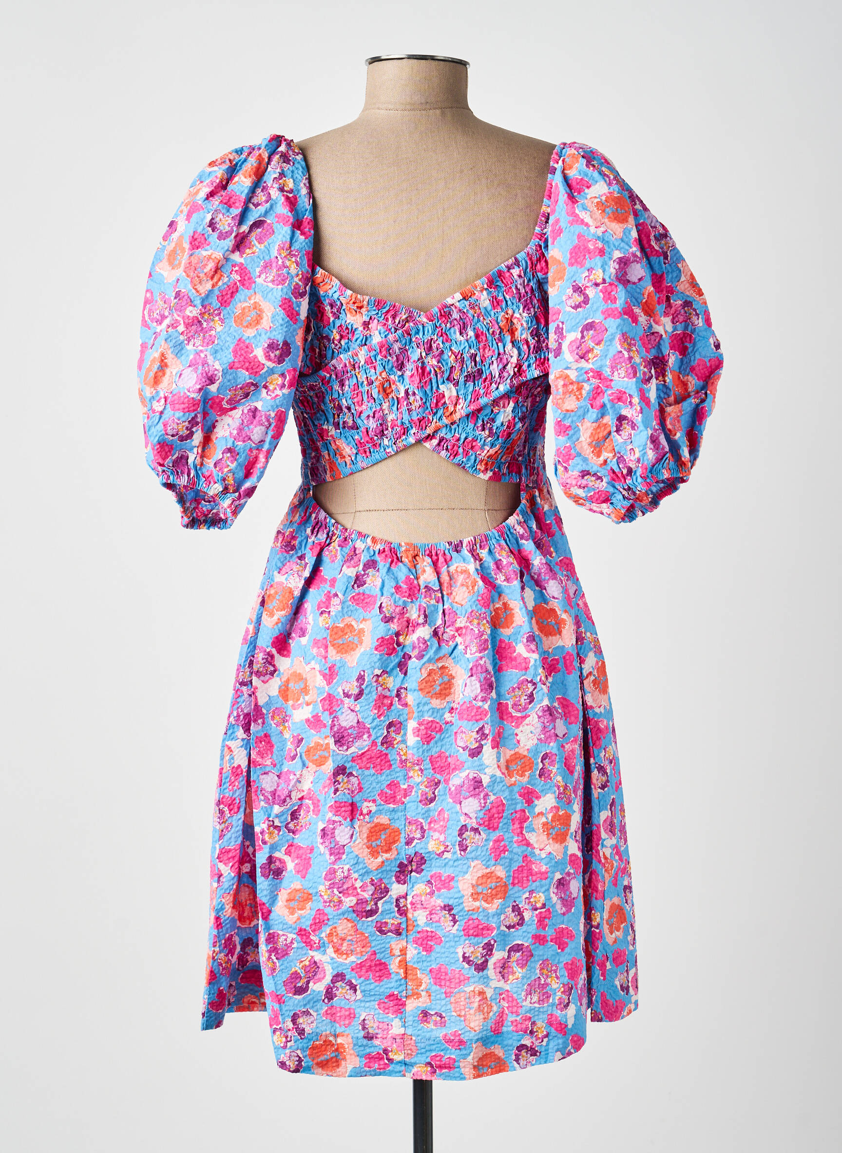 Rochie scurtă albastru GRACE & MILA femeie