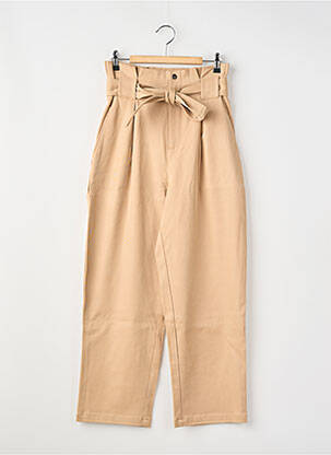 Pantalon drept bej SCOTCH & SODA femeie