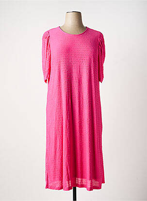 Rochie midi roz EVOKED VILA femeie