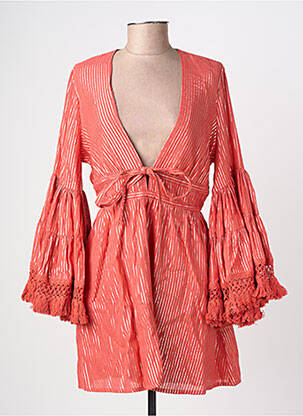Rochie scurtă portocalie SUNDRESS femeie