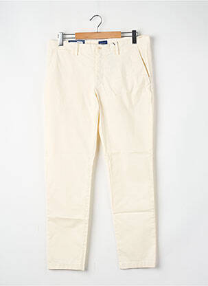 Pantalon drept alb GANT bărbat