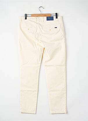 Pantalon drept alb GANT bărbat