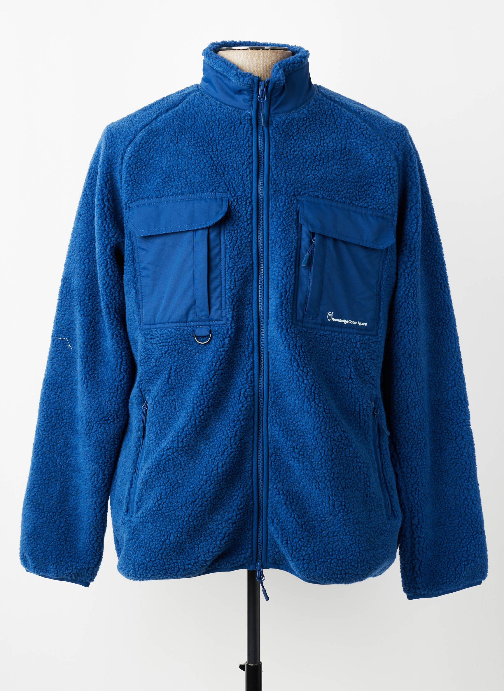 Polar albastru KNOWLEDGE COTTON APPAREL bărbat