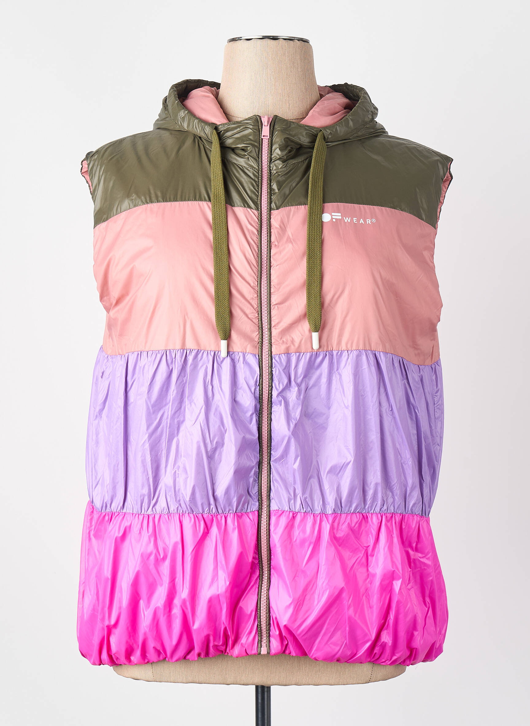 Geacă matlasată multicolor OOF WEAR femeie