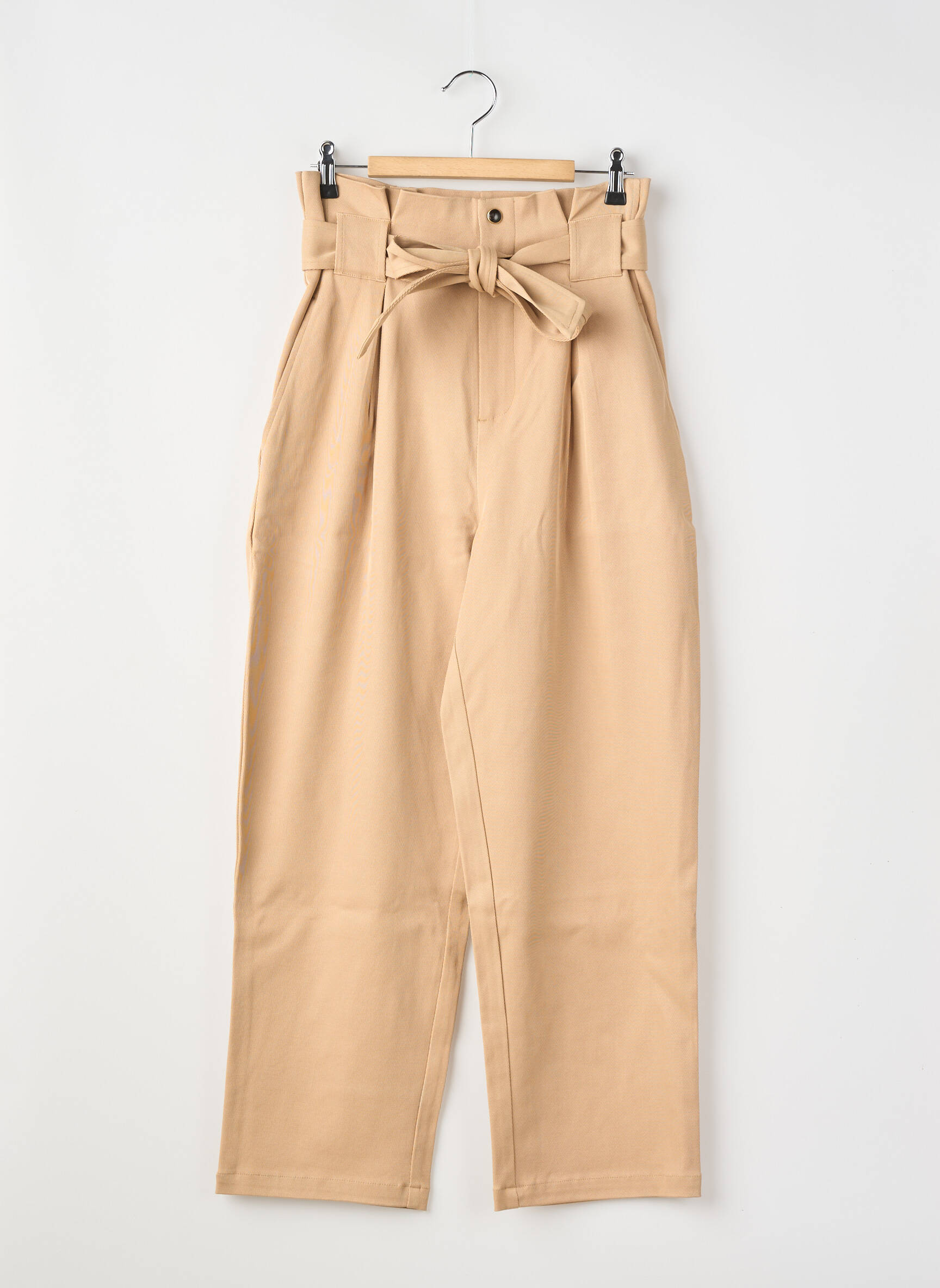 Pantalon drept bej SCOTCH & SODA femeie
