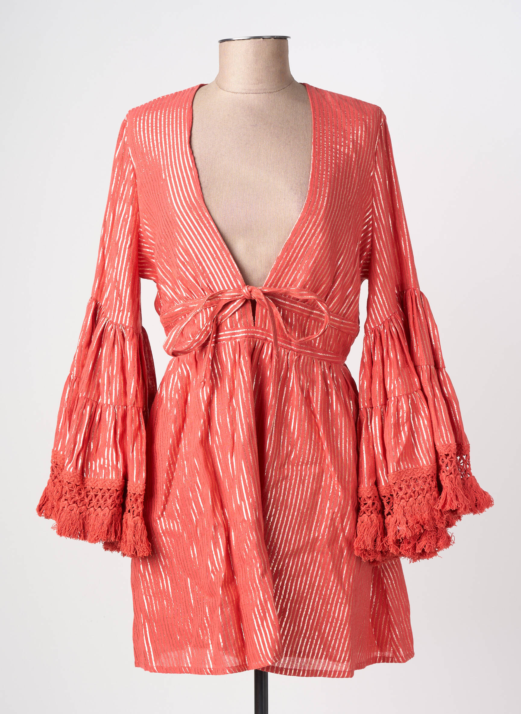 Rochie scurtă portocalie SUNDRESS femeie