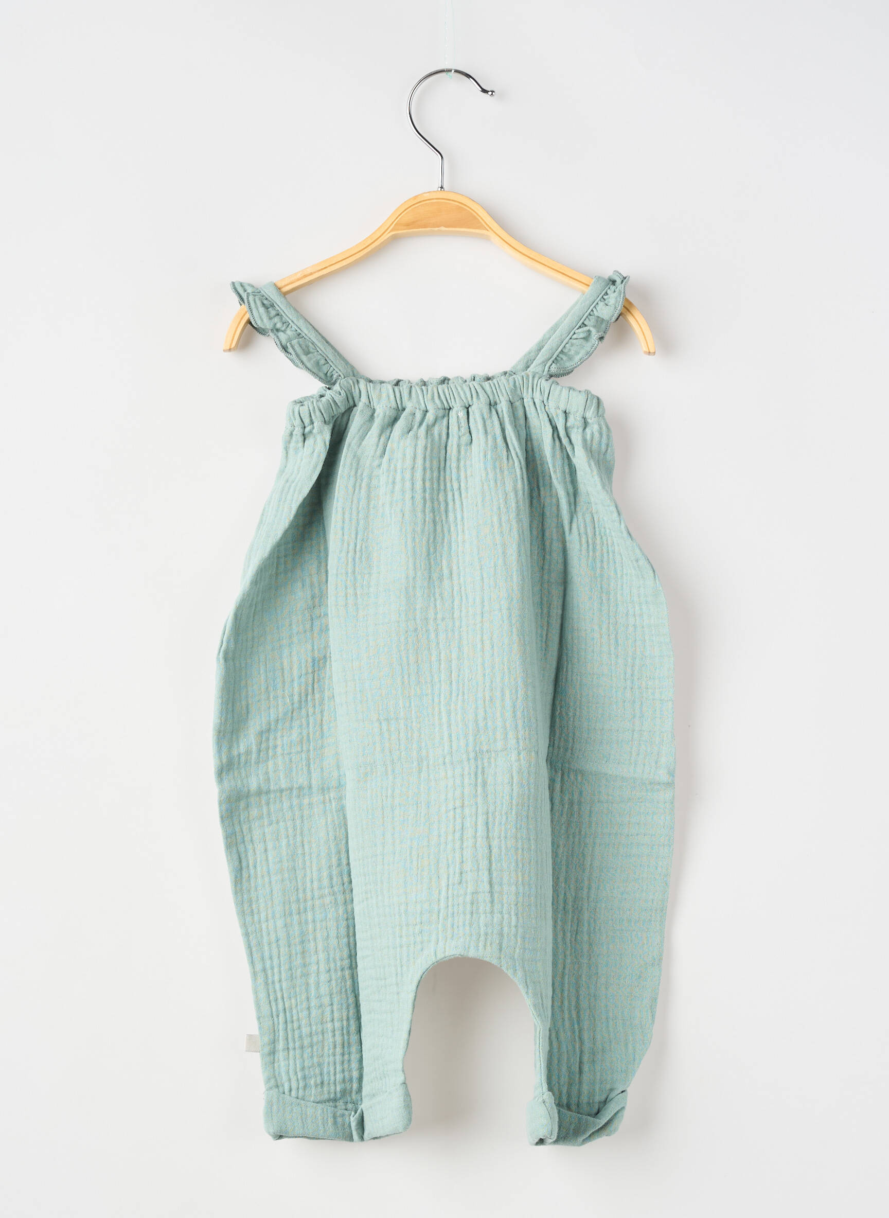 Salopetă-pantalon albastru PETITE LUCETTE fată