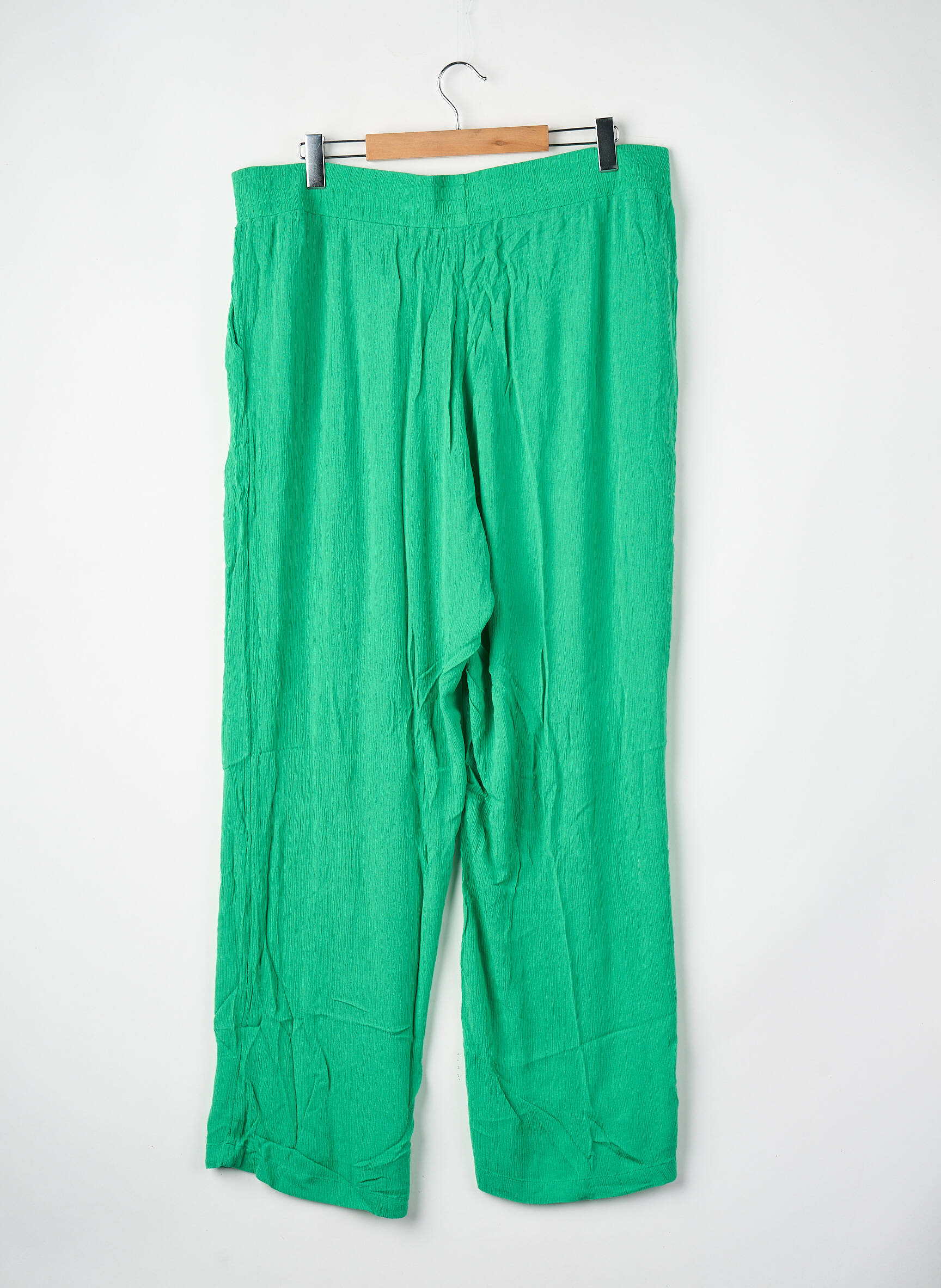 Pantalon larg verde VERO MODA femeie