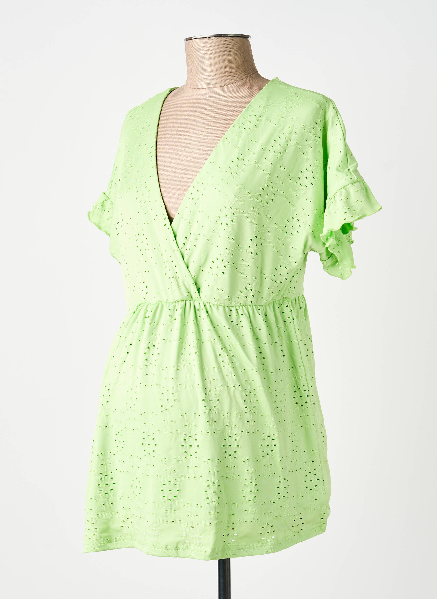 Top verde MAMA LICIOUS femeie