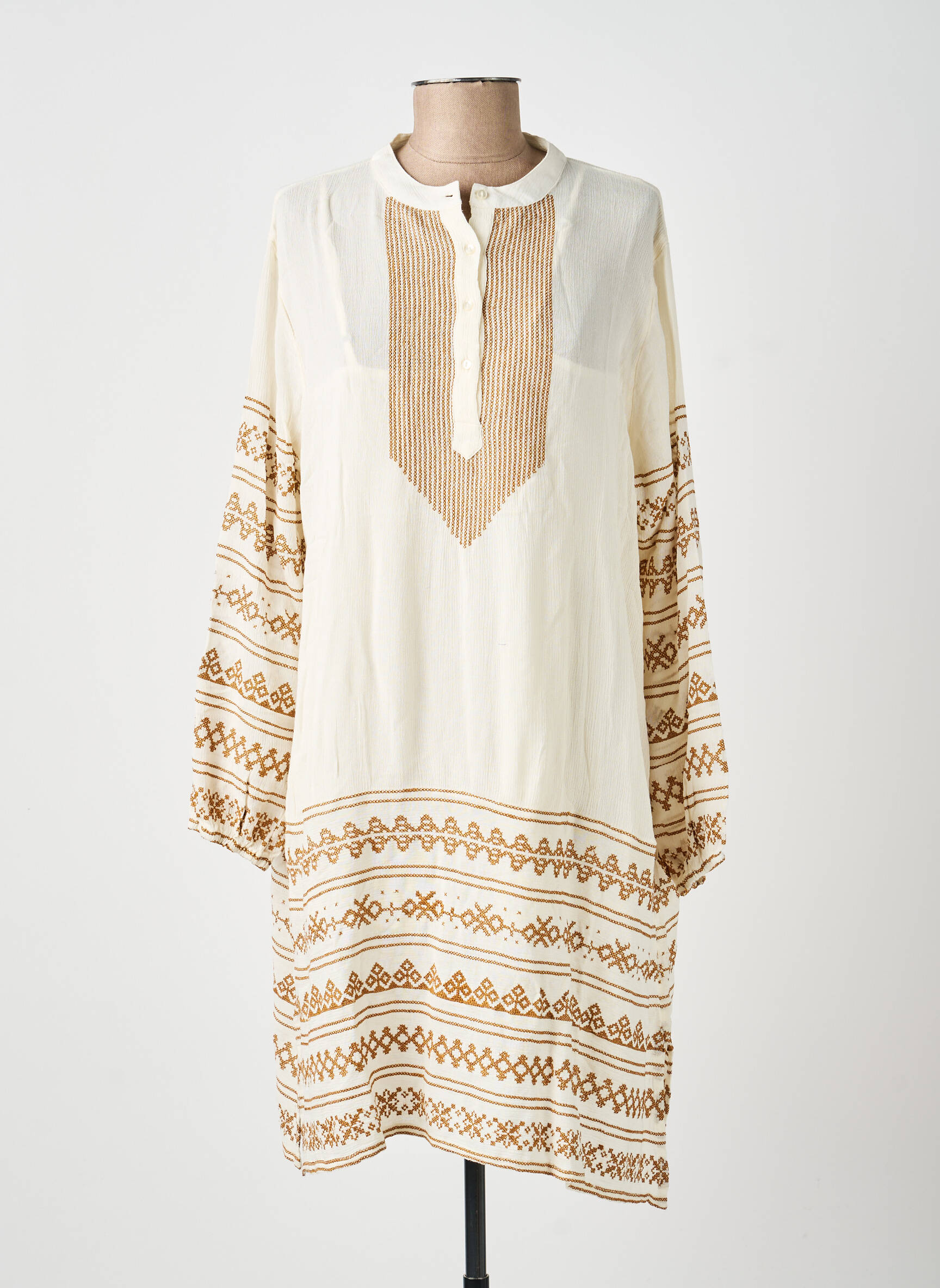 Rochie scurtă alb MAISON HOTEL femeie