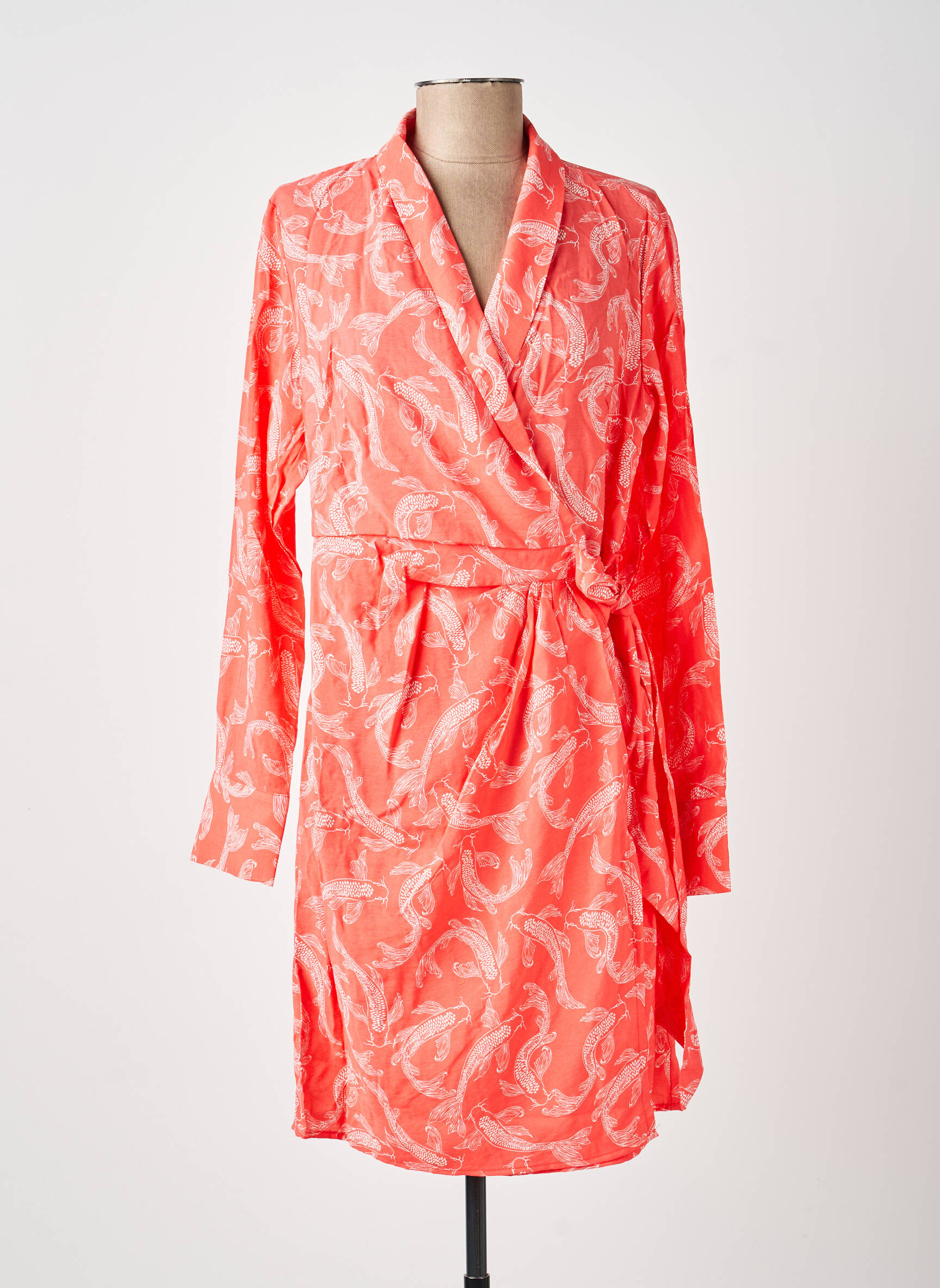 Rochie scurtă portocalie OBJECT femeie