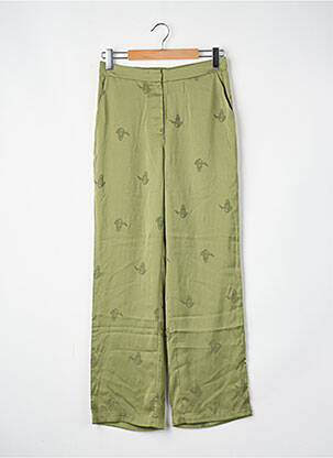 Pantalon drept verde VILA femeie