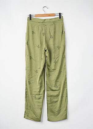 Pantalon drept verde VILA femeie