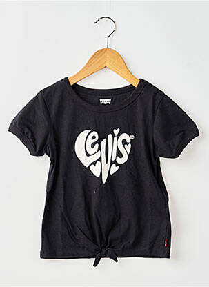 Tricou negru LEVI'S fată