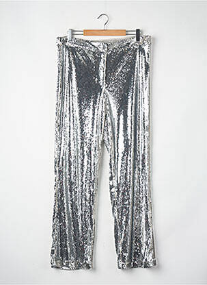 Pantalon drept argintiu GINA TRICOT femeie