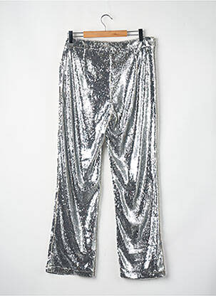Pantalon drept argintiu GINA TRICOT femeie