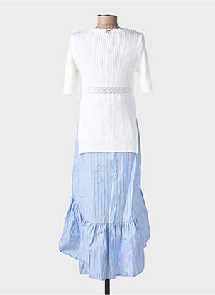 Rochie midi alb TWINSET femeie