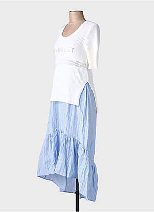 Rochie midi alb TWINSET femeie