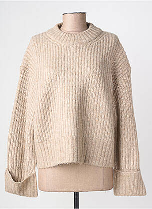 Pulover bej GINA TRICOT femeie