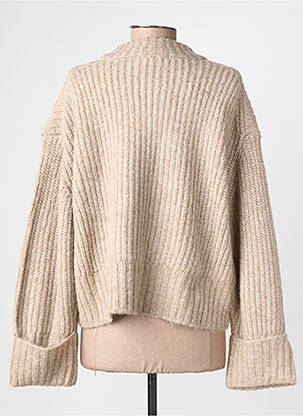 Pulover bej GINA TRICOT femeie
