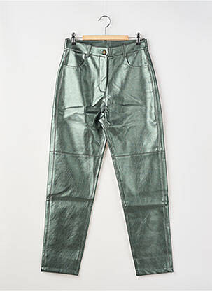 Pantalon drept verde THE LABEL EDITION femeie