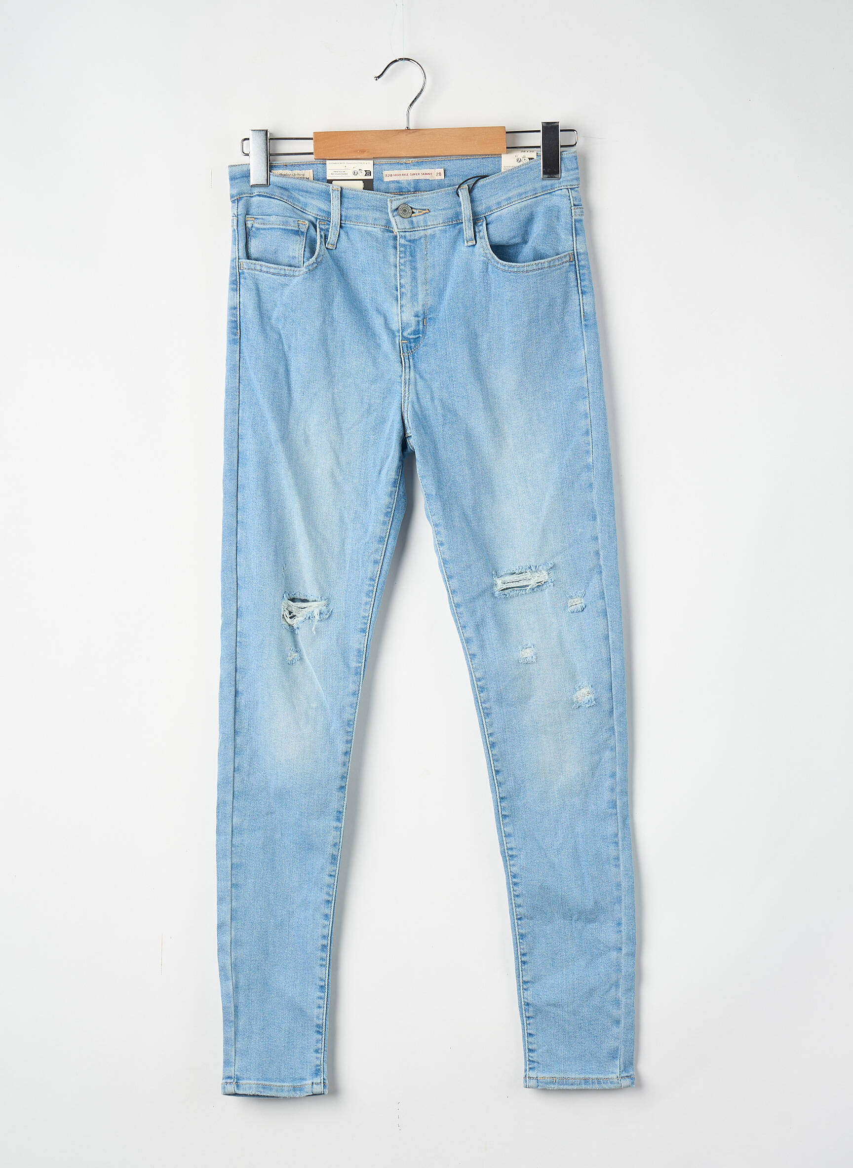 Blugi skinny albastru LEVI'S femeie