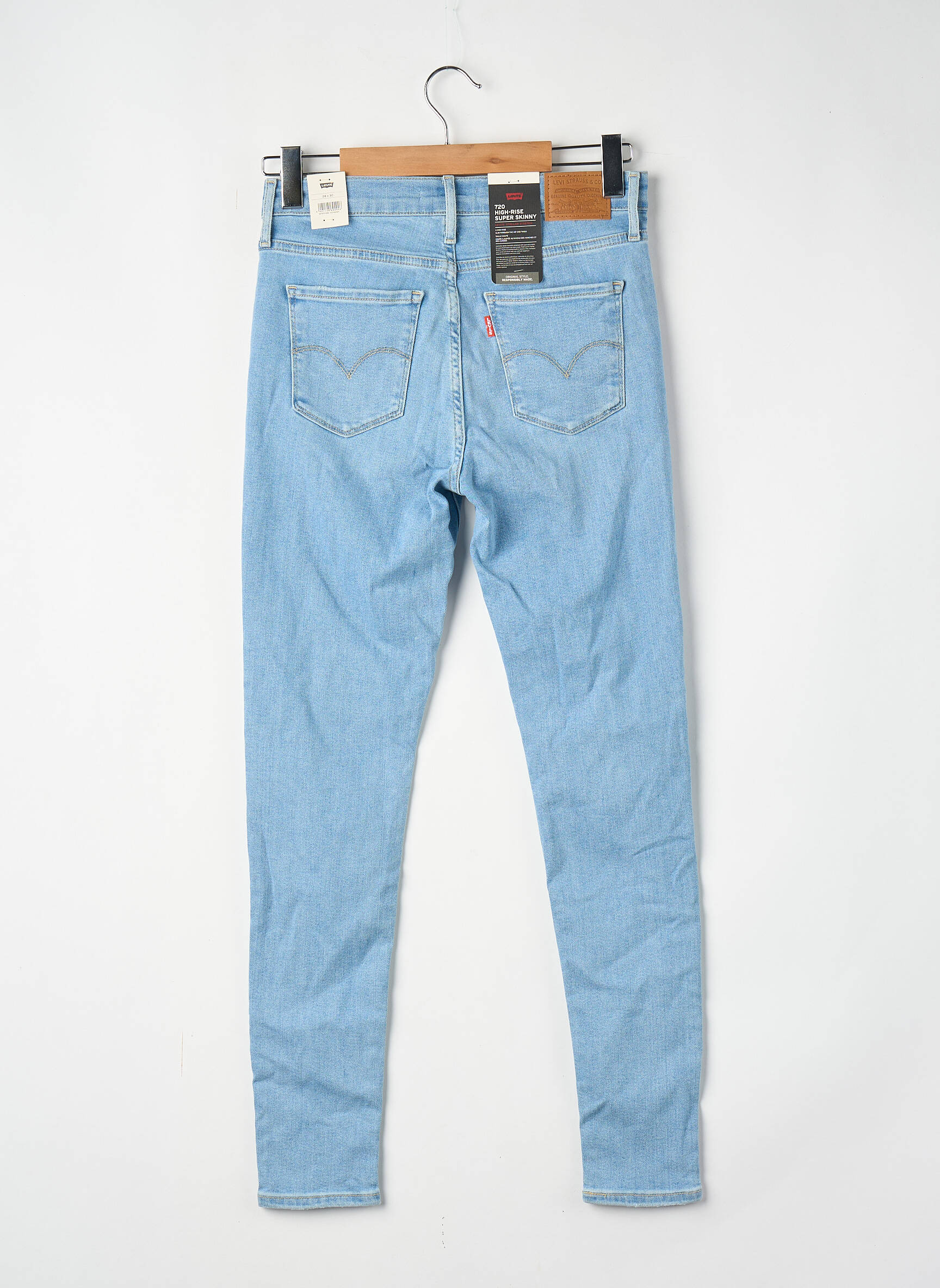 Blugi skinny albastru LEVI'S femeie
