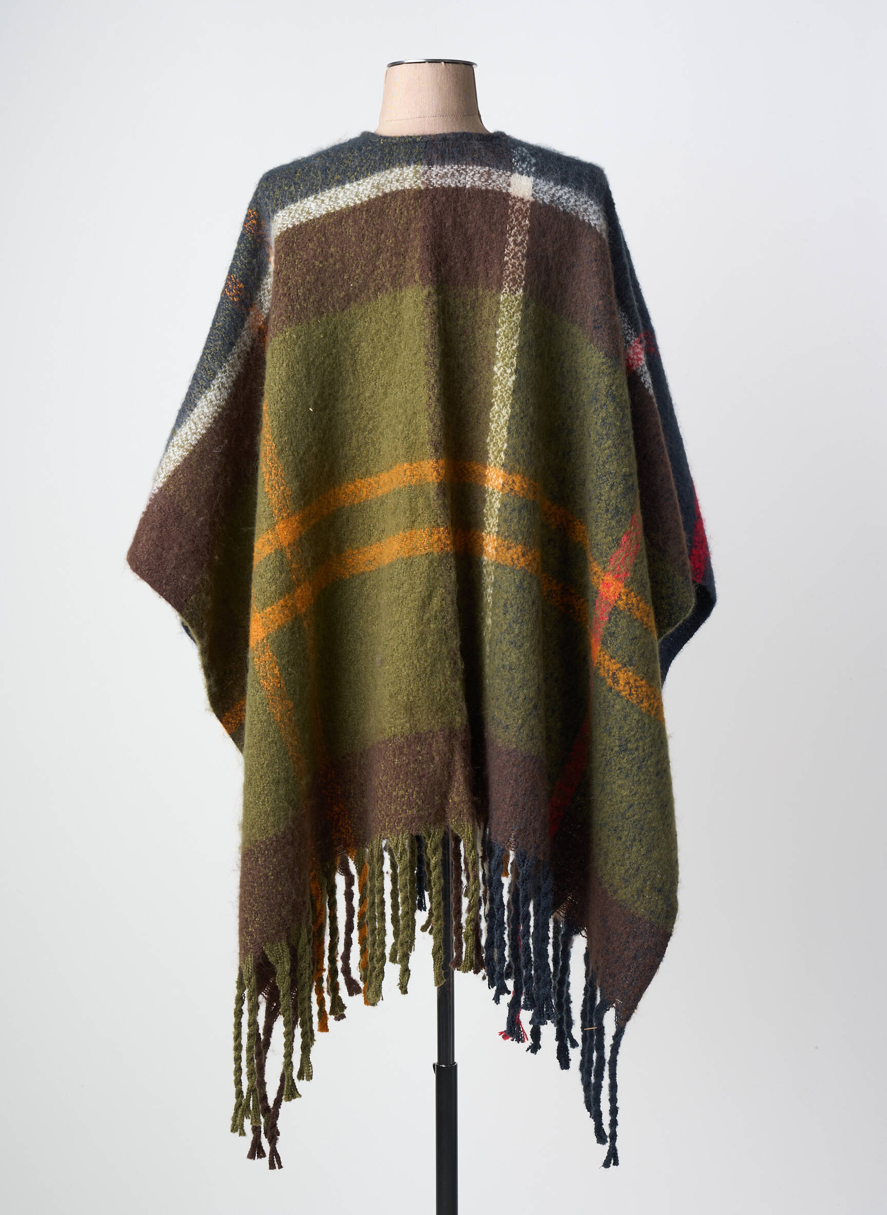 Poncho multicolor BARBOUR femeie