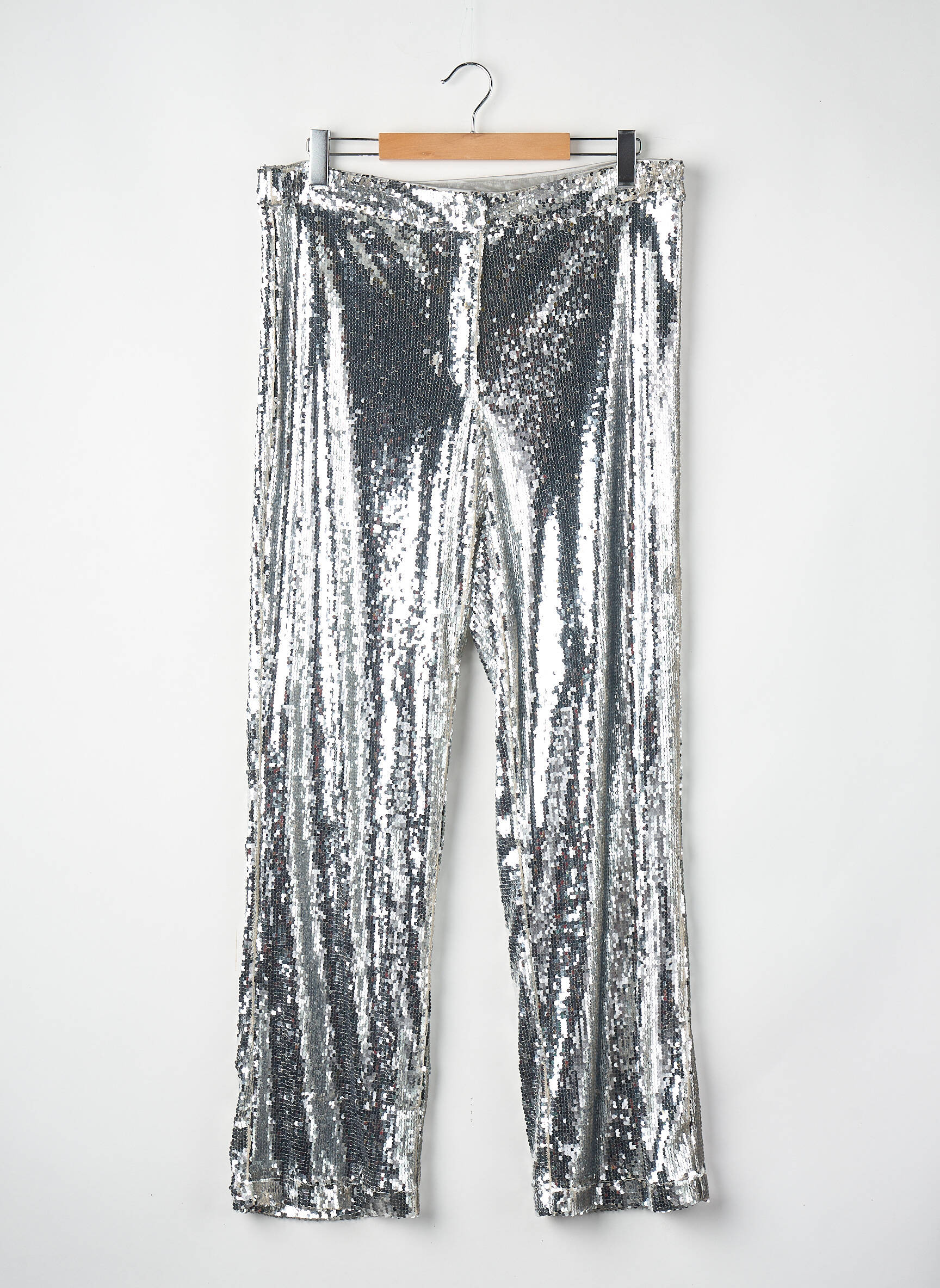 Pantalon drept argintiu GINA TRICOT femeie
