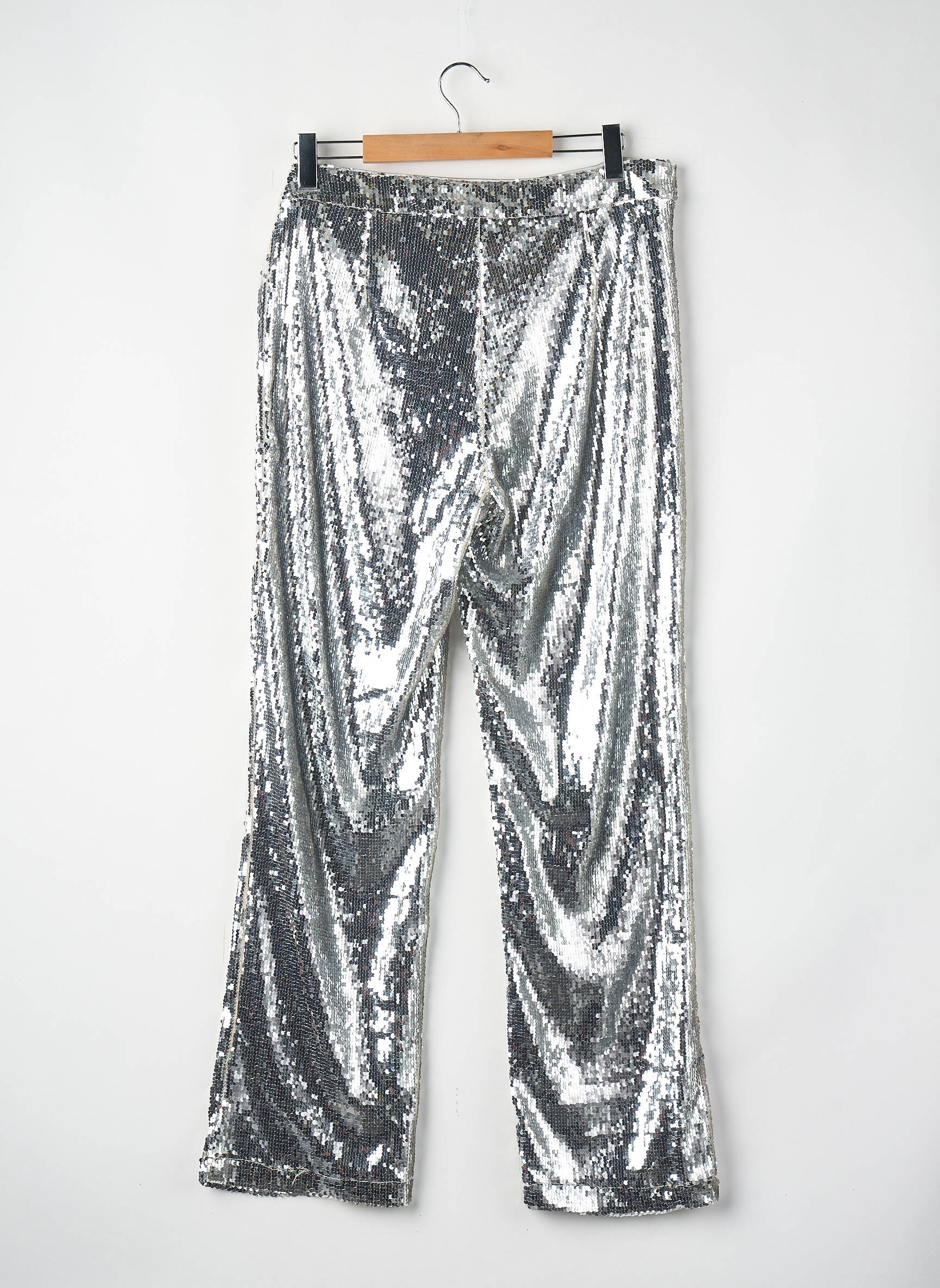 Pantalon drept argintiu GINA TRICOT femeie