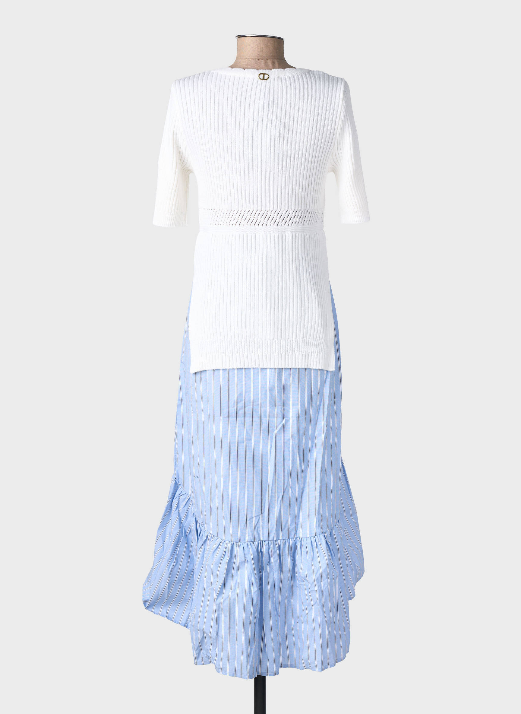 Rochie midi alb TWINSET femeie