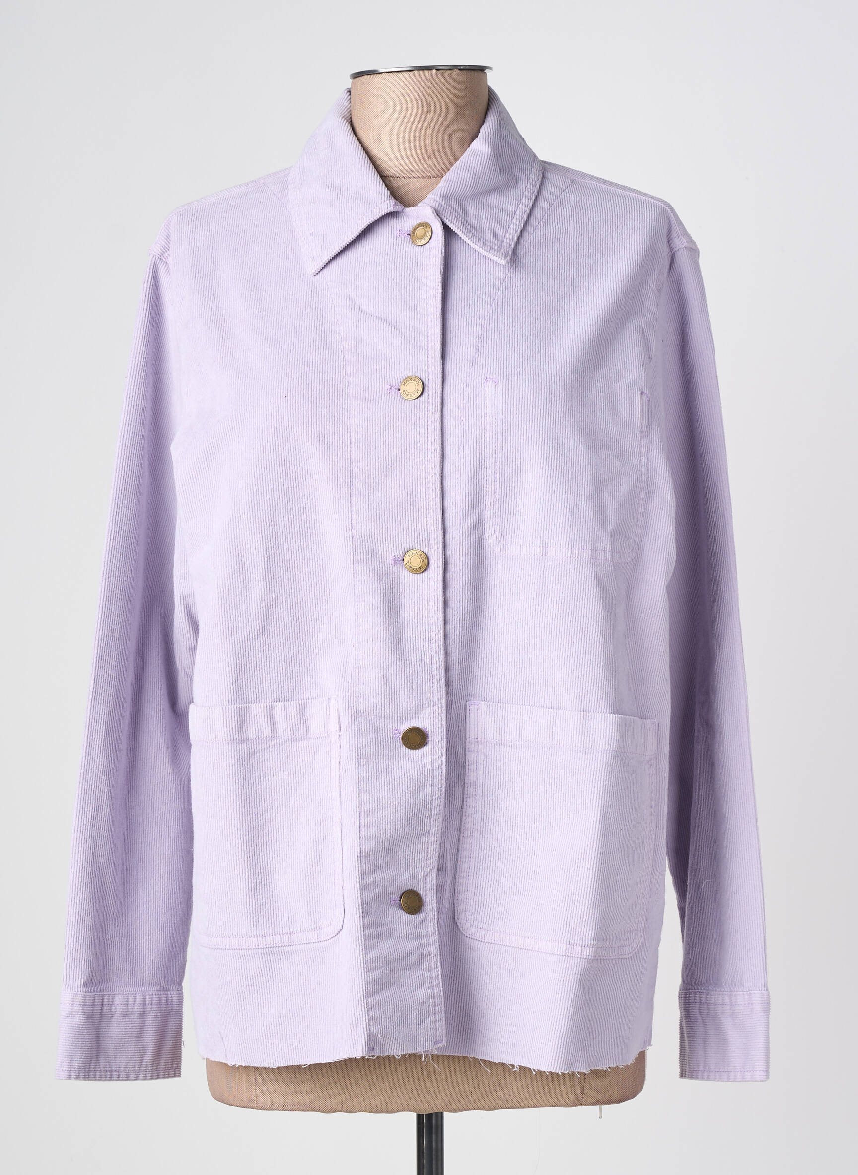 Cămașă cu mâneci lungi violet MAX&CO. femeie