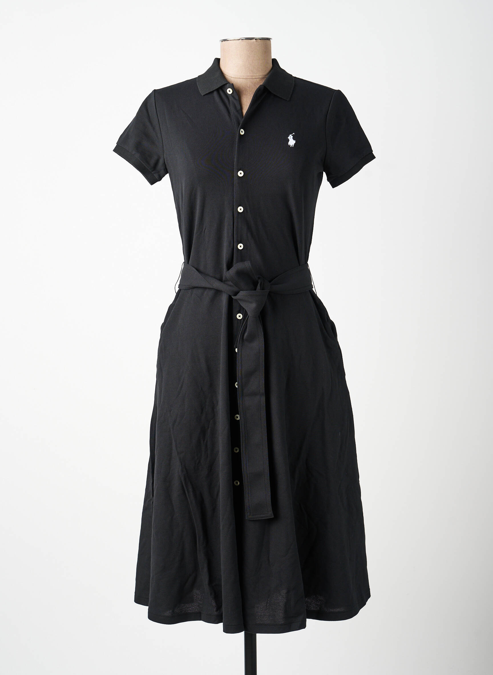 Rochie lungă negru RALPH LAUREN femeie