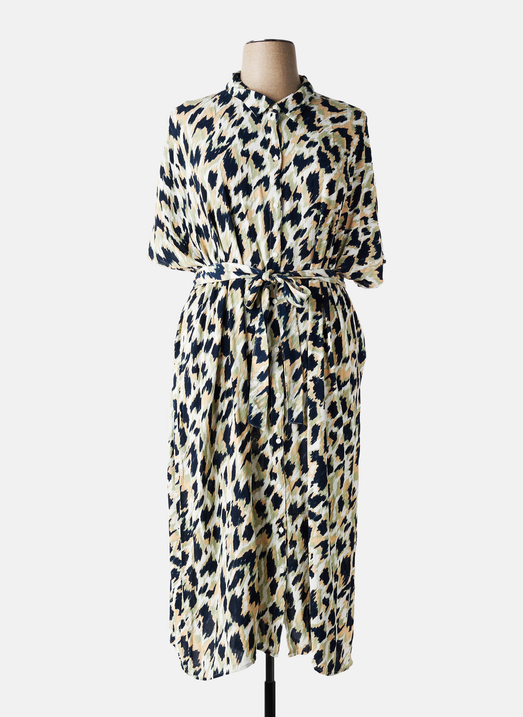 Rochie midi verde VERO MODA femeie