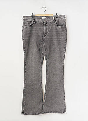 Blugi bootcut gri GINA TRICOT femeie