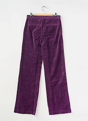 Pantalon larg croială largă violet BELLE PIÈCE femeie