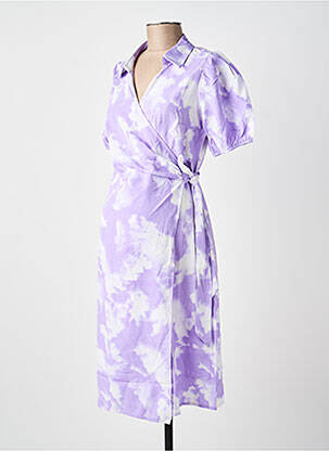 Rochie midi violet MAMA LICIOUS femeie
