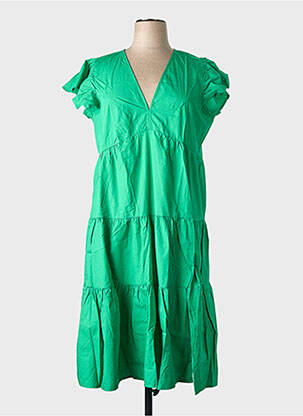 Rochie midi verde VERO MODA femeie