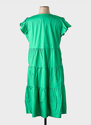 Rochie midi verde VERO MODA femeie