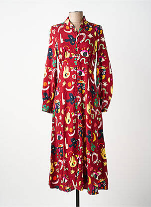 Rochie lungă roșu SOI PARIS femeie