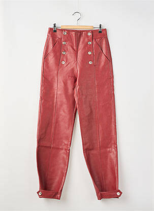 Pantalon larg roșu THE LABEL EDITION femeie