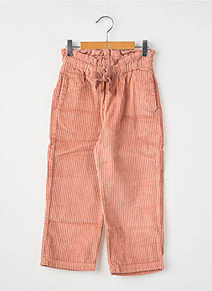 Pantalon drept portocalie THE NEW SOCIETY fată