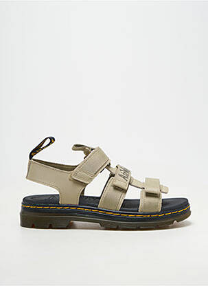 Sandale/pantofi decupați kaki DR MARTENS fată