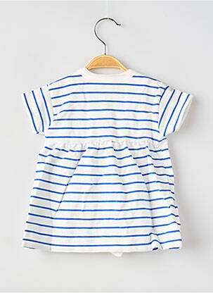 Rochie scurtă alb PETIT BATEAU fată