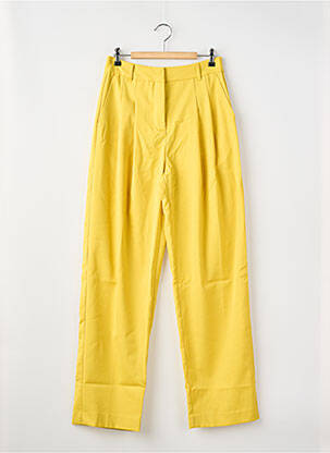 Pantalon chino galben SAMSOE & SAMSOE femeie