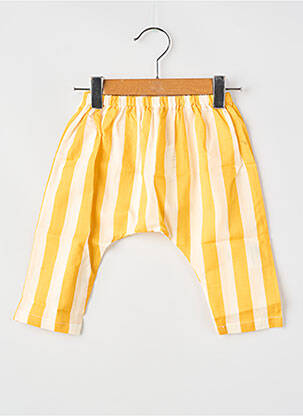 Pantalon drept alb LUCAS DU TERTRE fată
