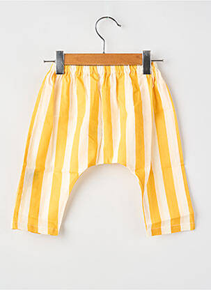 Pantalon drept alb LUCAS DU TERTRE fată