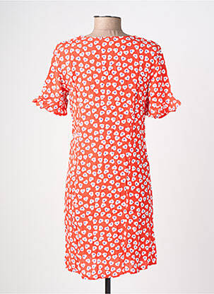 Rochie midi roșu PIECES femeie